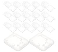 ROMISBABA 24 Pièces Boîtes de Rangement pour Cartes Mémoire Micro et Standard Transparentes avec Couvercle Protection et Organisation Facile pour Cartes et Accessoires