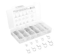 ROMISBABA 250 pièces Colliers de Serrage à Ressort pour Durite Carburant et Tuyau Silicone Clips Robustes pour Ligne de Carburant Eau et Tuyaux Industriels