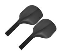 ROMISBABA 2pcs Écran de Laque Noir en Plastique pour Coloration Capillaire Poignée, Protection Éclaboussures de Teinture ’huile, Salon de Coiffure