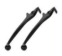 ROMISBABA 2pcs Leviers de Frein en Métal Noir pour Véhicules Tout-usage et Dune Buggies, Installation Facile, Compatibles 50cc-250cc, Accessoires Dirt Bike Applicables