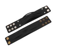 ROMISBABA 2pièces Bracelet Punk Pour Homme Lot De Cuir Synthétique Style Rétro Vintage Manchette Large Pour Tenues Décontractées