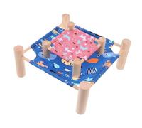 ROMISBABA 2pièces Hammock Bed pour Animaux De Compagnie Lit Élevé Détachable Respirant pour Hamsters Rongeurs Et Petits Animaux Accessoire De Cage Confortable pour Intérieur