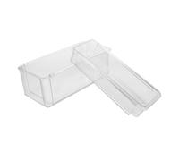 ROMISBABA 2pièces Organisateur De Tiroir Extensible Bac De Rangement Plastique Transparent pour Maquillage Séparateur De Tiroir Réglable pour Cuisine Et Salle De Bain