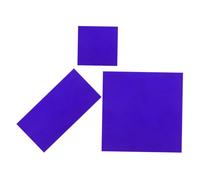 ROMISBABA 2pièces Verre Au Cobalt Bleu pour Expériences De Chimie Réaction De Couleur De Flamme Compatible avec Matériel De Laboratoire