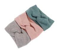 ROMISBABA 3 Pièces Bandeaux Épais et Antidérapants pour Accessoires de Cheveux Respirants pour Hiver Coréen