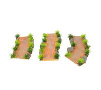 ROMISBABA 3 Pièces Décorations Mini Résine Chemin de Pierre pour Aquarium Jardin de Fées Aménagement Paysager Micro Paysage Fish Tank