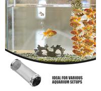ROMISBABA 3 pièces Filtre Acier Inoxydable pour Aquarium Protège Entrée Filtre Garde Maille pour Réservoir Poissons et Crevettes Sécurité et Filtration Améliorée