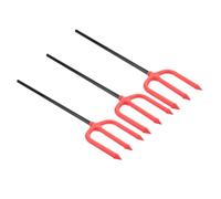 ROMISBABA 3 Pièces Fourche de Déguisement Halloween Trident Accessoire de Fête pour Cosplay de Support sans Odeur Sécurisé pour Garçon Fille Couleur Aléatoire