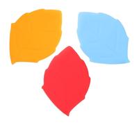 ROMISBABA 3 pièces Lot de Protections de Brosse à Dents Silicone Souple Étuis de Voyage Protège-tête Compact pour Usage Domestique et Déplacement Couleurs Variées Bleu Mandarine