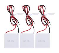 ROMISBABA 3 Pièces Module de Refroidissement Thermoélectrique Tec1-12706 12v 6a Semi-conducteur Peltier Blanc pour Dissipateur Thermique Climatiseur Ventilateur Refroidisseur Air