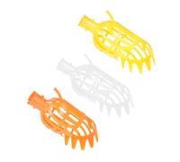 ROMISBABA 3 Pièces Outil de de Fruits Plastique pour Jardinage Extérieur Cueilleur Pratique pour Pommes Poires et Fruits Variés Tête de Ramassage Petite et et Résistant
