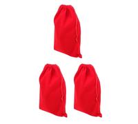 ROMISBABA 3 Pièces Paquet pour Sèche-cheveux à Cordon, Paquet de Rangement à Cordon en Lint, Rouge, Grand, pour Appareils Électriques, Jouets D’garçon et Filles et Bric-à-brac, Maison