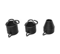 ROMISBABA 3 Pièces Rivet Gun Spring ressort de marteau pneumatique dessous de ressort de ciseau pneumatique acier de printemps Noir