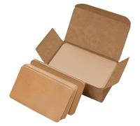 ROMISBABA 300 pièces Cartes Papier Kraft Vierge Cartes Memo Flashcards DIY Multifonctions Légères pour Bureau Étudiants et Voyageurs