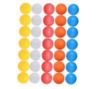 ROMISBABA 35 pièces Balles Practice Golf Creuses Plastique Légères et Colorées pour Entraînement Intérieur Outil de Pratique Swing pour Amateurs et Débutants