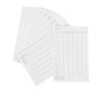 ROMISBABA 35 pièces Lot Cartes Score Golf Compactes pour Tournois et Pratique Papier Couché Haute Résolution pour Suivi Statistiques et Enregistrement Performances