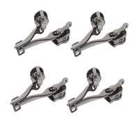 ROMISBABA 4 Paires Tirettes de Métalliques Double Accessoires de Réparation Détachables pour Valises et Sacs à Dos Protection Sécurité et Fonctionnement Facile