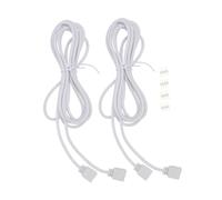 ROMISBABA 4 Pièces Câble Extension Rgb avec Connecteurs Broches pour Ruban LED Smd Isolation PVC Flexible Facile à Installer sans Soudure pour Connexion Bande LED et