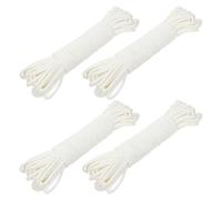 ROMISBABA 4 Pièces Cordon Absorbant D'eau pour Plantes en Pot, Corde à Mèche Hydroponique en Coton Polyester, 5mm D'épaisseur, Système Automatique Anti-surmouillage pour Jardinage DIY