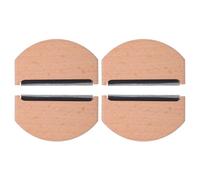 ROMISBABA 4 Pièces Lot de 4 Peignes en Bois pour Enlever les Bouloches des Pulls en Laine, Outil Manuel Compact et Portable pour Dépoussiérage des Vêtements Délicats, Dissolvant de