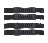 ROMISBABA 4 Pièces Lot de Poignées pour Kayak Souple avec Sangle Nylon Antidérapante Poignées Ergonomiques pour Canoë et Planche à Pagaie Résistantes Aux UV et Faciles à Installer