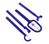 ROMISBABA 4 pièces Outil Entraînement Musculaire Oral pour Garçon Fille et Adultes Kit Bleu Stimule Flexibilité et Force Langue Améliore Clarté et Articulation