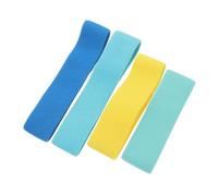 ROMISBABA 4 pièces Sangles Élastiques Réglables pour Boîte Lunch Bandes de Fixation Flexibles et Résistantes pour Conteneurs Repas Lot de Jaune Bleu Ciel