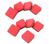 ROMISBABA 40 Pièces Lot de 40 Effaceurs Magnétiques en Feutrine Rouge 5X5 CM pour Tableau Blanc Effaçable à Sec, Mini Gommes pour Salle de Classe, Bureau et Utilisation Scolaire