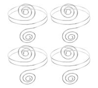 ROMISBABA 4pièces Bracelet Manchette Spiralé Métal Ajustable pour Femme Style Punk Lot de Manchettes de Bras Ouvertes et Originales