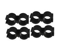 ROMISBABA 4pièces Connecteur De Poteau Plastique De Tube Collier De Serrage Pour Poteau Clip De Connexion Pour Balai Fixation Étagère Accessoire De Clip De Pour Pelle à Poussière