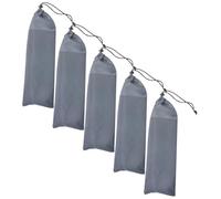 ROMISBABA 5 pièces Sacoche de Rangement Oxford pour Piquets de Tente Petit Format Résistante et Portable pour Camping Randonnée Lot de Multifonctions pour Clous
