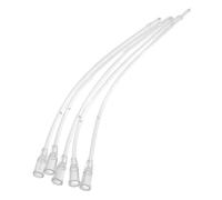 ROMISBABA 5 Pièces Tuyau d'alimentation Bébé Oiseau Poisson Mangeoire à Oiseaux avec Caméra Tubes pour Petits Animaux Cage Réservoir Outil D'abreuvement des Oisillons Main D'oiseau Plastique