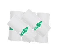 ROMISBABA 5 Rouleaux Papier Thermique Autocollant pour Caisse Enregistreuse Imprimante Portable Papier Reçu et Sécurisé pour Commerçants et Caisses de