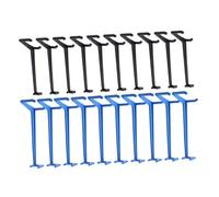 ROMISBABA 50 pièces Écarteur Branches Fruitiers Réglable Outil Plastique Flexible pour Jardinage Cintreuse et Plieuse de Branches Kit Combiné Noir et Bleu pour Attacher Plantes et Améliorer