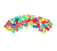 ROMISBABA 50 Pièces Mini Manuel Crayon Couleur Affûteur Simple et Double Trou Réutilisable pour Étudiants et Artistes Papeterie Scolaire Pratique
