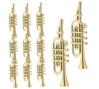 ROMISBABA 50 Pièces Miniature Instruments Set Musical Models for Christmas Tree Decor DIY Crafts and Festive Displays
