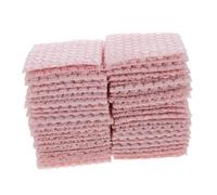 ROMISBABA 50 pièces Sacs Bulles Forme de Cœur Rose Rembourrés Anti-chocs pour Express Protection Colis Polyvalents