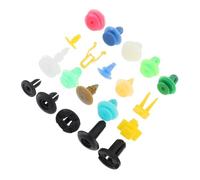 ROMISBABA 500 pièces Clips de Fixation Plastique Auto Agrafes Push Pin Résistantes pour Panneaux Portes et Garnitures Kit de Remplacement