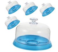 ROMISBABA 5pièces Organisateur Montres Plastique Couvercle Transparent Étui Anti-poussière Compartimenté pour Réparation Et Stockage Horlogerie