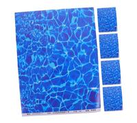 ROMISBABA 5pièces Papier De Simulation Effet Eau De Stickers Adhésifs Pour Modèles De Paysage Micro Décoration De Table Sable Et Projets Diy