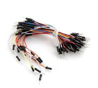 ROMISBABA 65 Pièces Câbles de Raccordement Sans Soudure Flexibles Mâle à Mâle pour Breadboard Fils Souples Réutilisables Couleurs Aléatoires Longueurs Variées pour Projets