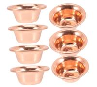 ROMISBABA 7 pièces Bol Tibétain Bouddhiste Rituel pour Méditation Décoration Zen Maison Tasse à Eau pour Cérémonie et
