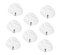 ROMISBABA 8 pièces Housses Microfibre Lavables pour Balai Vapeur Recharges de Chiffons de Nettoyage pour Sols Durs Adaptées pour Balai Vapeur Steam Mop