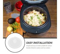 ROMISBABA 8 pièces Joint de Soupape Vapeur pour Cuiseur à Riz Accessoires Cocotte Compatible Cocotte Remplacement Valve de Sécurité pour Cuisinière à Riz Entretien Facile et Évacuation