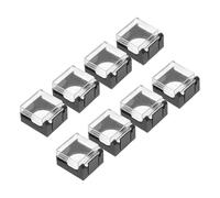ROMISBABA 8 Pièces Protection Bouton Lavage Couvercle Touche Plastique Protecteur Interrupteur pour Machine à Laver et Lave Sécurise Bouton Marche Arrêt Installation Facile