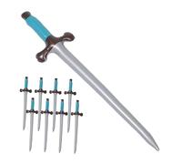 ROMISBABA 9 Pièces Lot de Gonflables Légères pour Garçon Fille Jouets de Pirate Portables pour Fêtes Danniversaire Cosplay Halloween et Plein Air