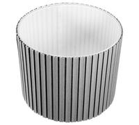 ROMISBABA Abat-Jour Cylindrique en Tissu Lin Gris 260X200 MM pour Lampe de Table Couverture Légère et Ombre Claire Remplacement D’Abat-Jour Décoratif pour Intérieur et Chambre