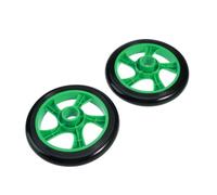 ROMISBABA Abdominal Double Roue Silencieux avec Tapis Genoux Vert Roue Abdos Stabilité Poignées Antidérapantes pour Renforcement Core à Domicile et Salle de Sport