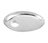 ROMISBABA Accessoire Cuisine Plateau Rond Résistant à L'usure pour en Alliage D'aluminium Argenté à Viande pour Préparation de Farce à Raviolis Cuisine