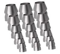 ROMISBABA Accessoires De Cales Métalliques 18 Pièces pour Marteau Et Hache, Support De Manche pour Travaux De Construction Et Bricolage